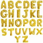 Party Metallic Letter Shaped Balloons For Birthday