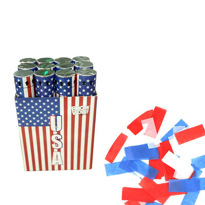 Boomwow 12 inch Safe Air Compressed Paper Confetti Poppers